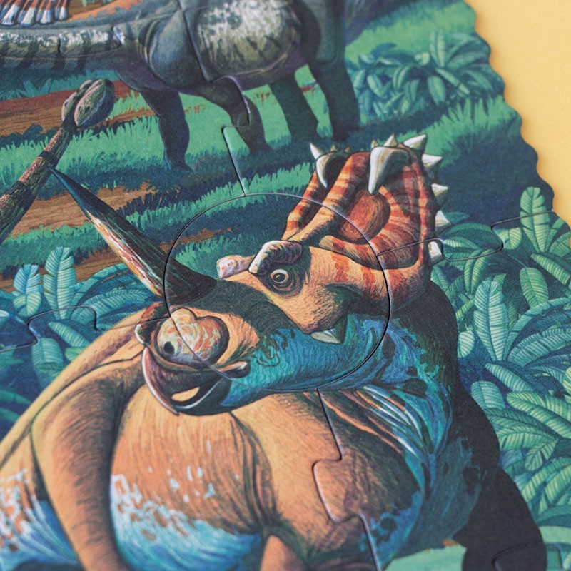 A sustainable dinosaur toy